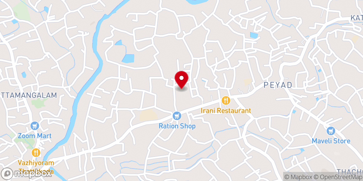 Map showing location of Assemblies of God Church