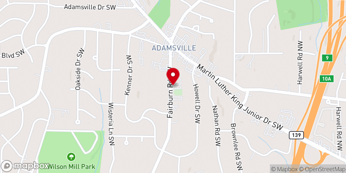 Map showing location of Gods Deliverance Outreach Ministry Inc