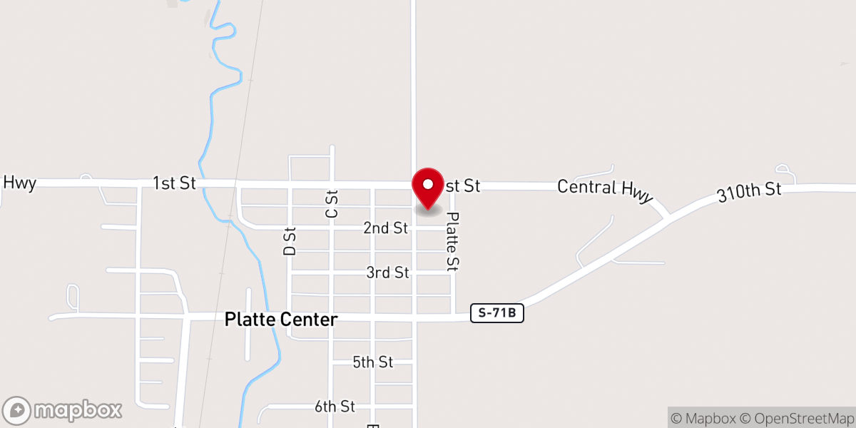 Map showing location of Saint Josephs Church