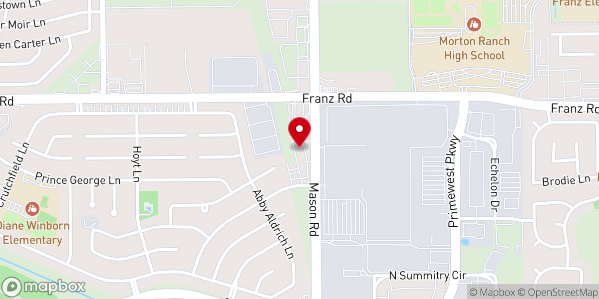 Map showing location of The Door Christian Church