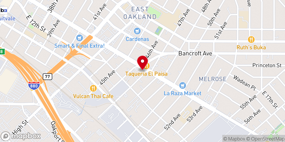 Map showing location of Iglesia De Dios Evengelio Sana Doctrina