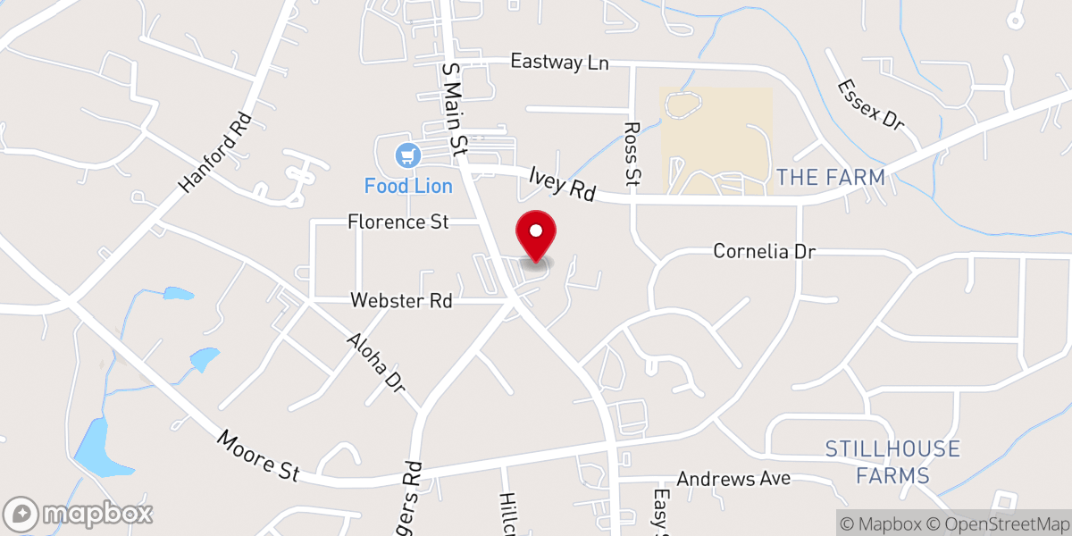 Map showing location of New Beginnings in Christ Church