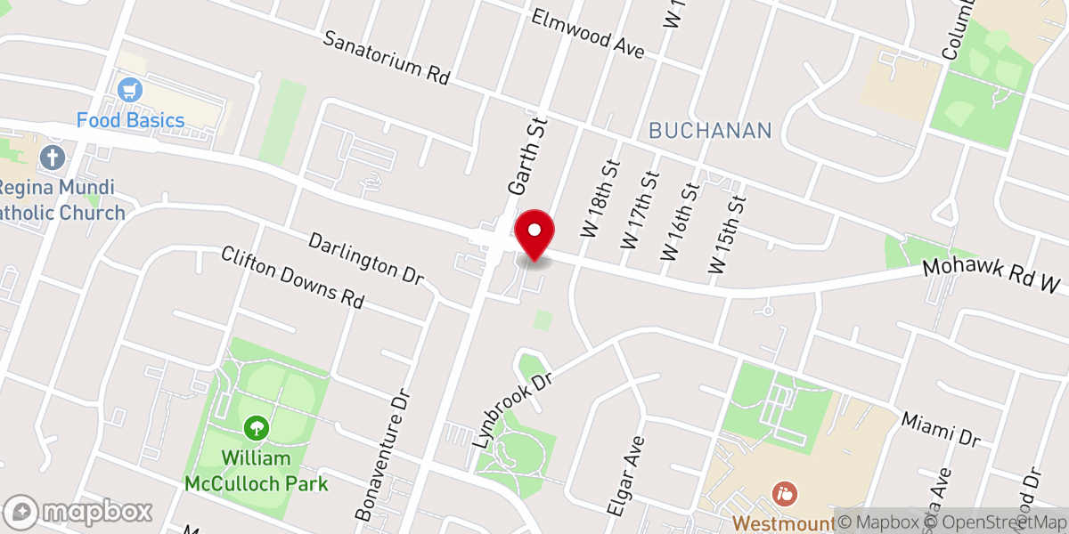 Map showing location of Church of the Resurrection