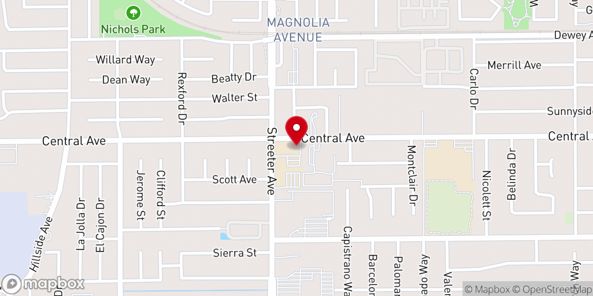 Map showing location of Our Lady of Perpetual Help Church
