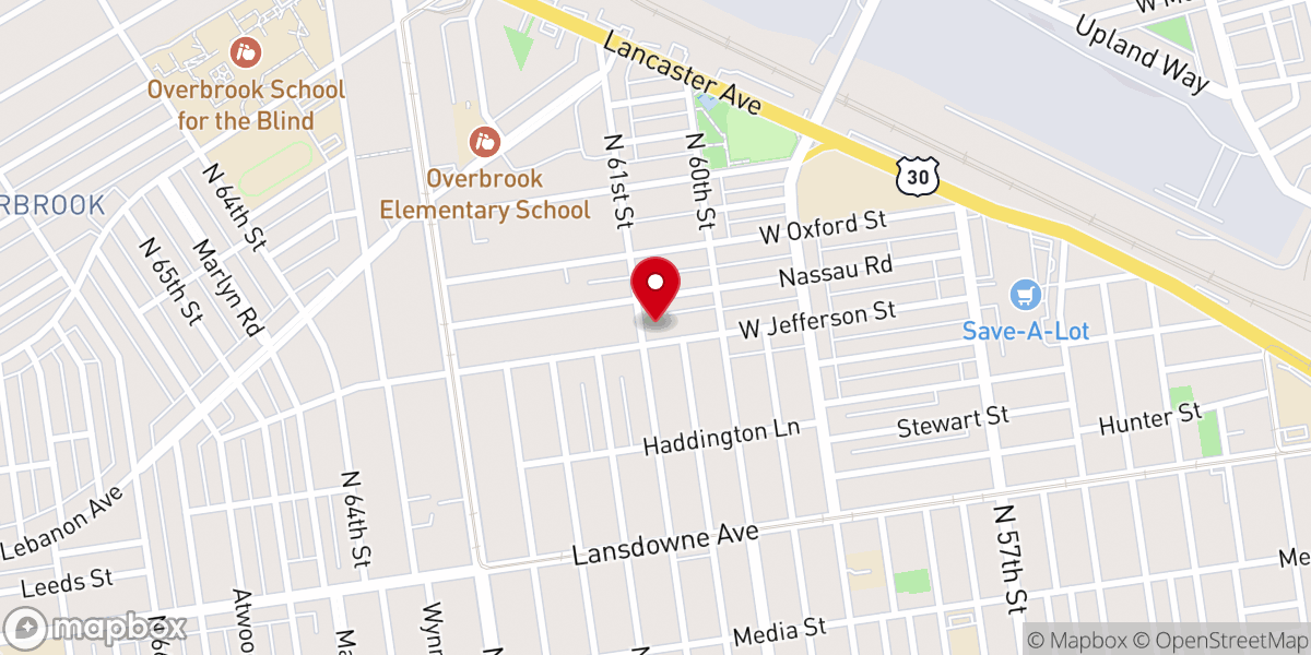 Map showing location of Simpson-Fletcher United Methodist Church