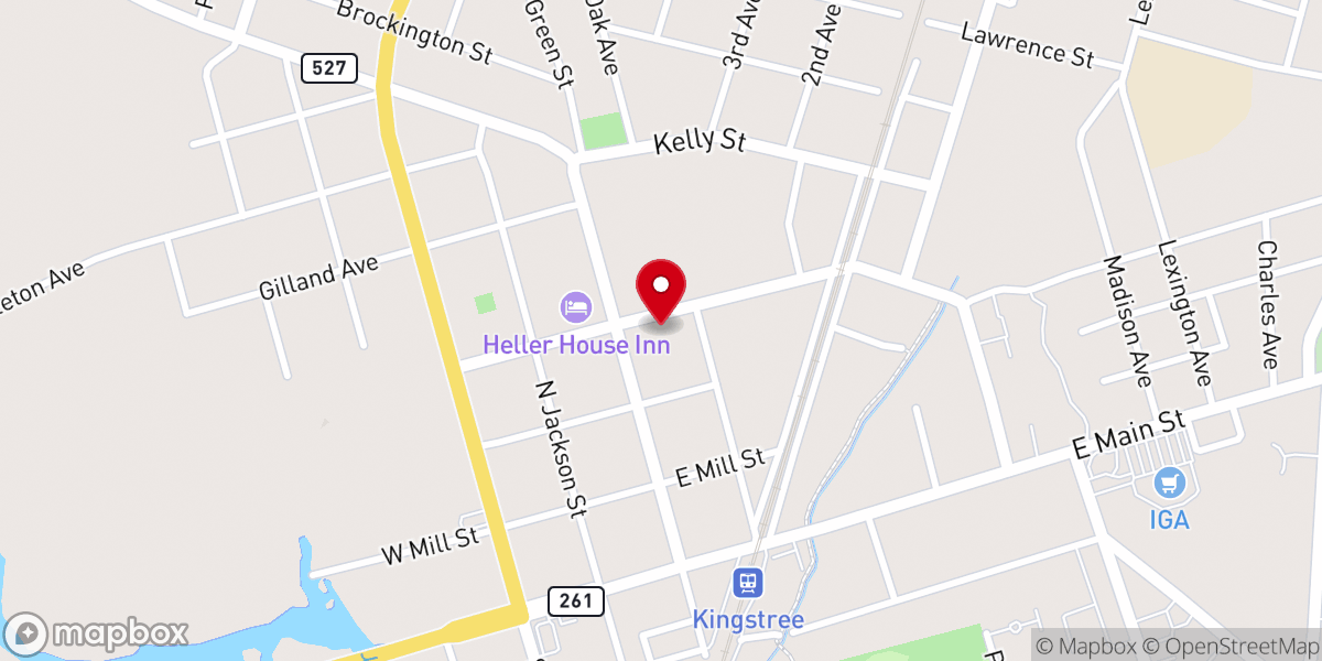 Map showing location of House of Refuge Outreach Ministry