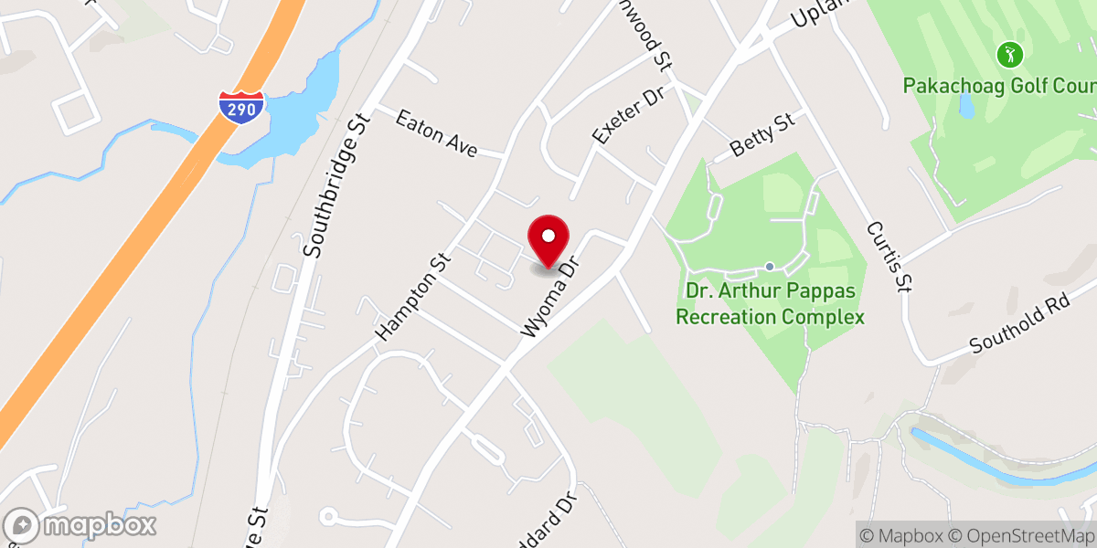Map showing location of North American Martyrs Church
