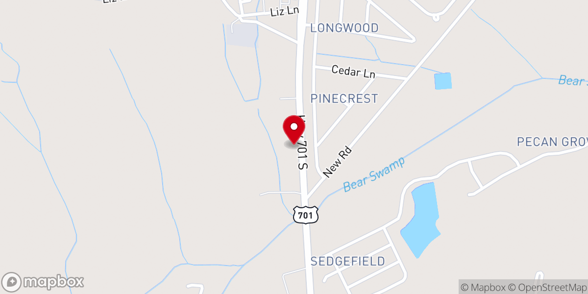 Map showing location of New Voices New Visions Ministry