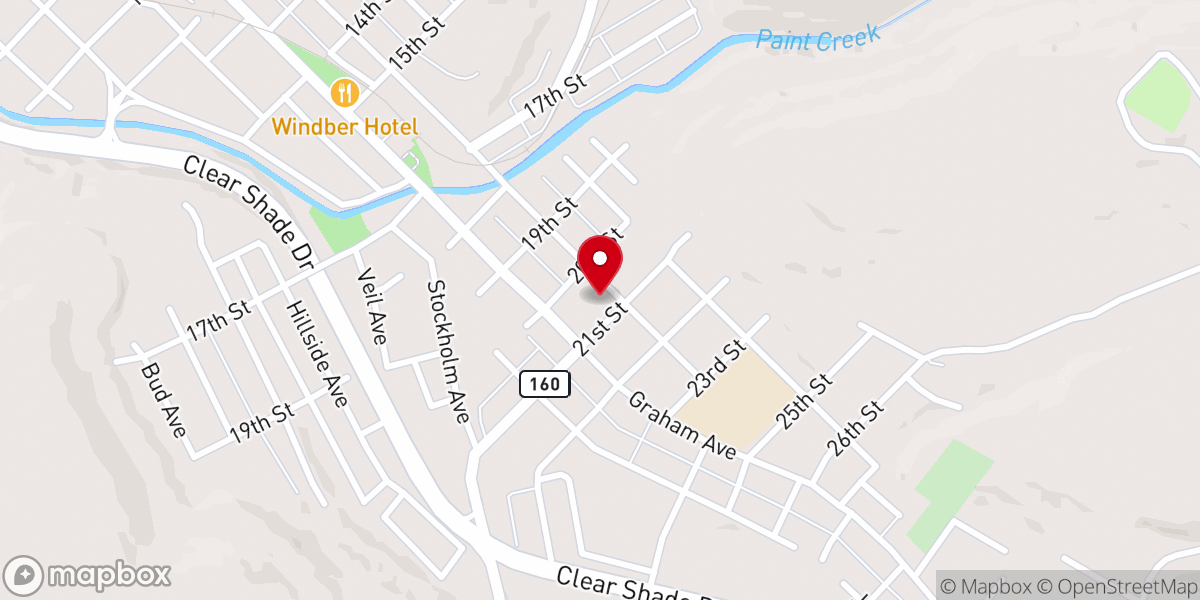 Map showing location of Compassion House