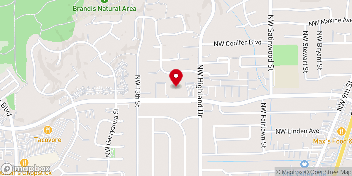 Map showing location of Light of Christ Anglican Church