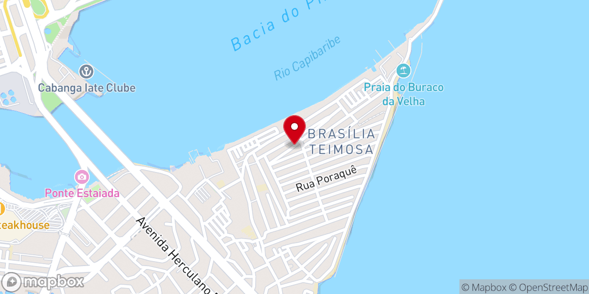 Map showing location of Igreja Batista Central de Brasília Teimosa - MJV