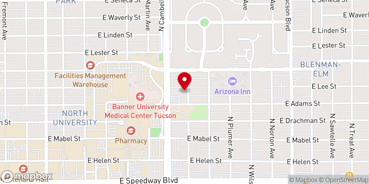 Map showing location of St. Peter & Paul Catholic Church