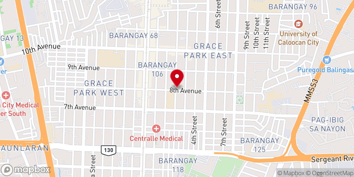 Map showing location of Jesus Vision World Harvest Ministries Central Church