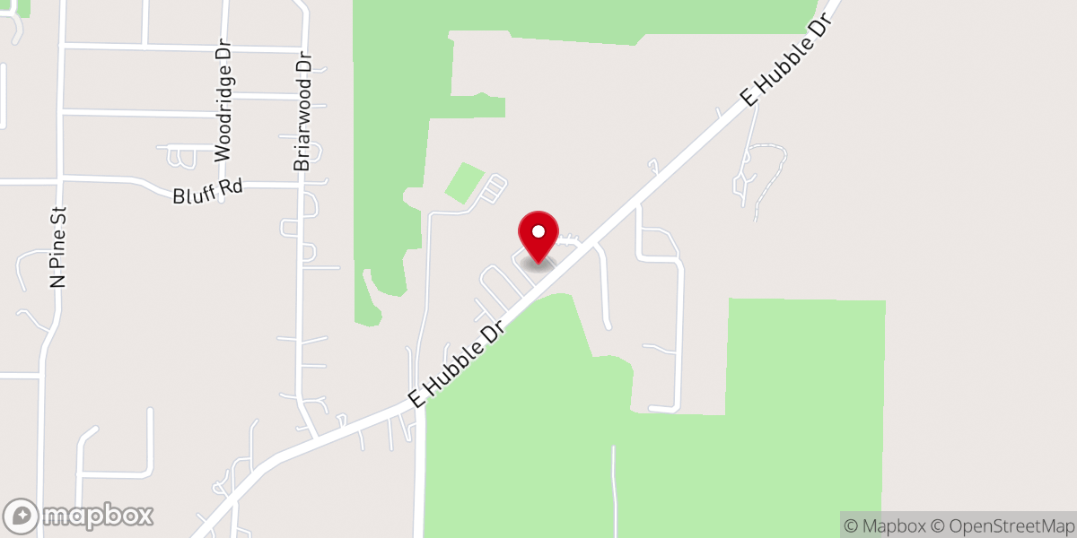 Map showing location of Marshfield Ward