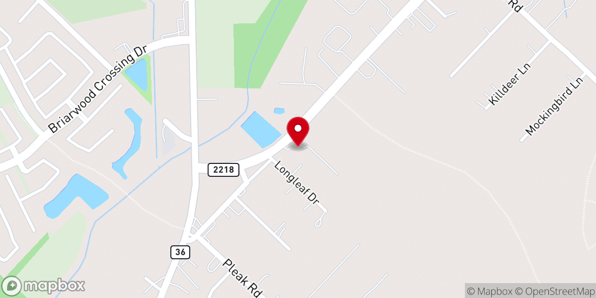 Map showing location of Greater Power Baptist Church