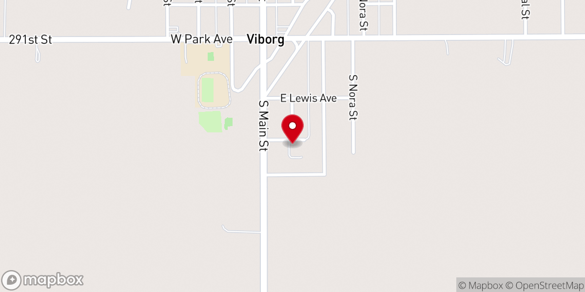 Map showing location of Our Savior Lutheran Church