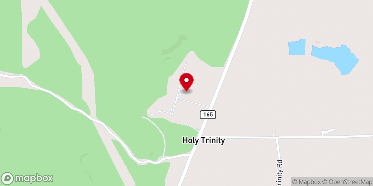 Map showing location of Mother's Grace Parish Hall
