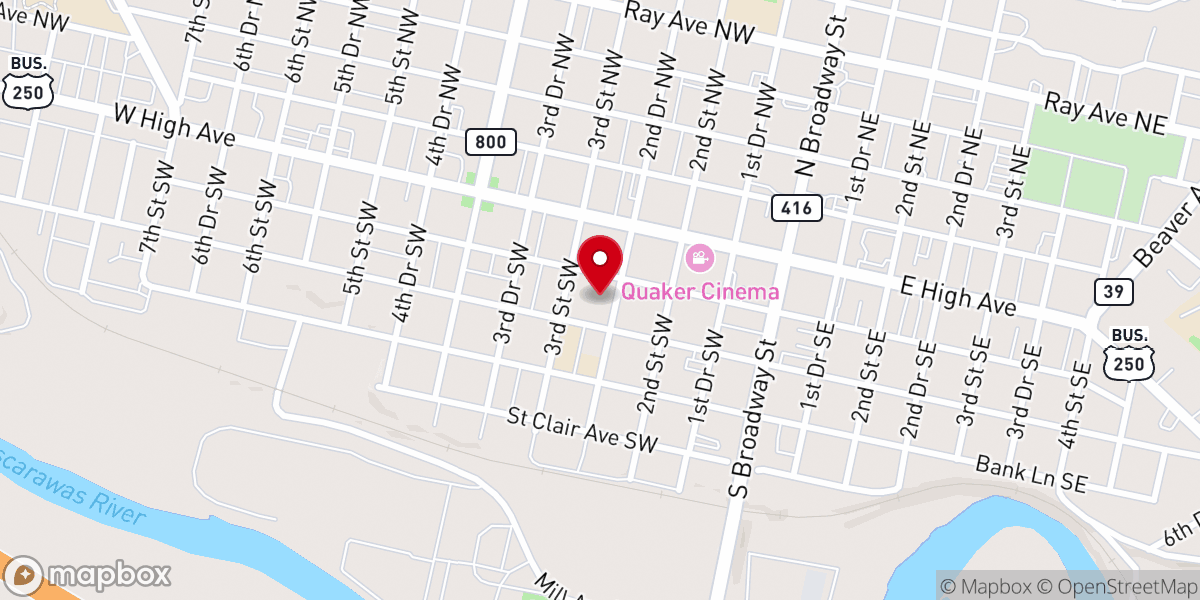 Map showing location of Legacy Church
