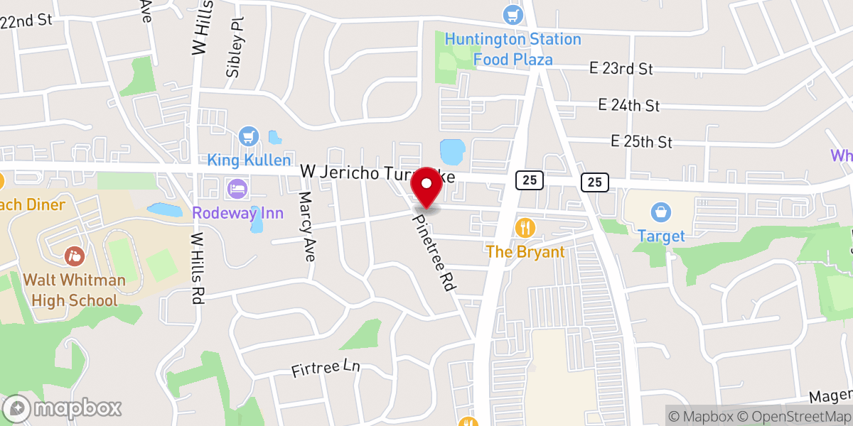 Map showing location of Bethel Lutheran Brethren