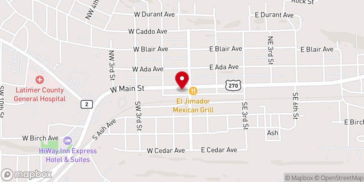 Map showing location of New Life Restoration Church