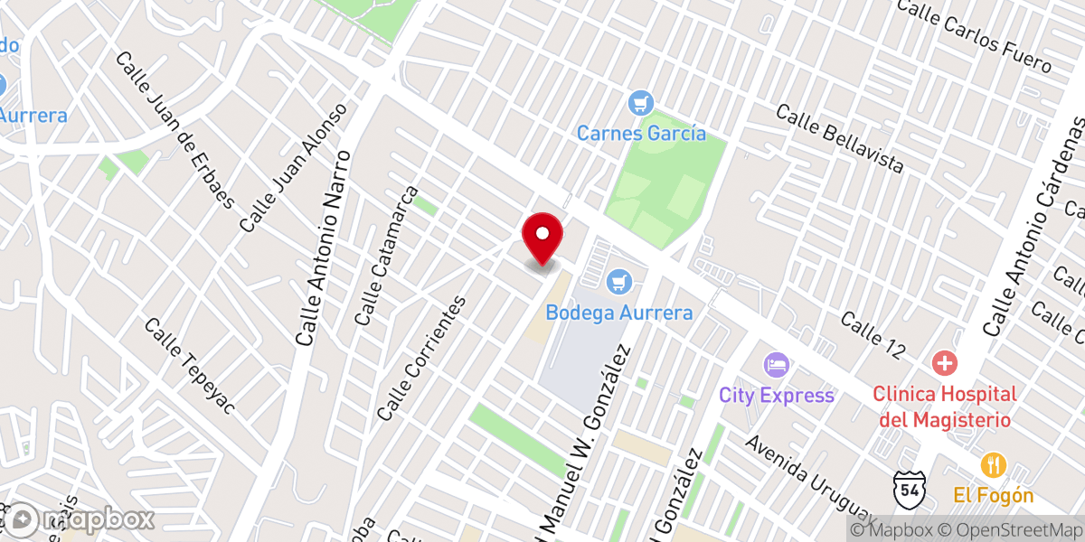 Map showing location of La Luz del Mundo
