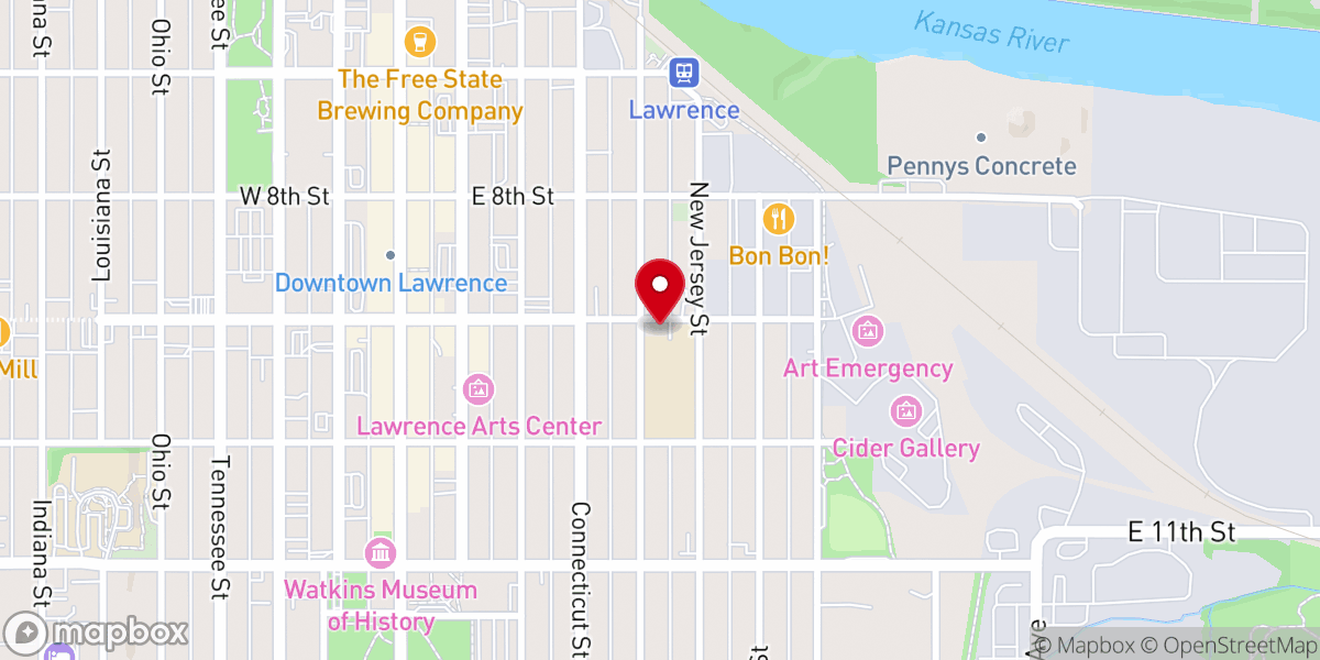 Map showing location of St Luke Ame Church