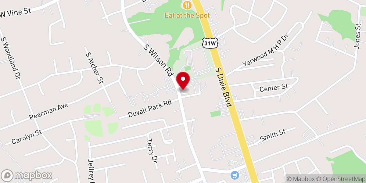 Map showing location of New Jerusalem Seventh-day Adventist Church