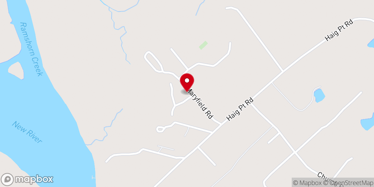Map showing location of Hope Ministries