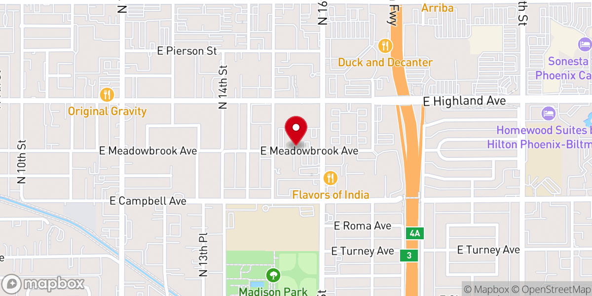 Map showing location of Desert Southwest Conference of The United Methodist Church