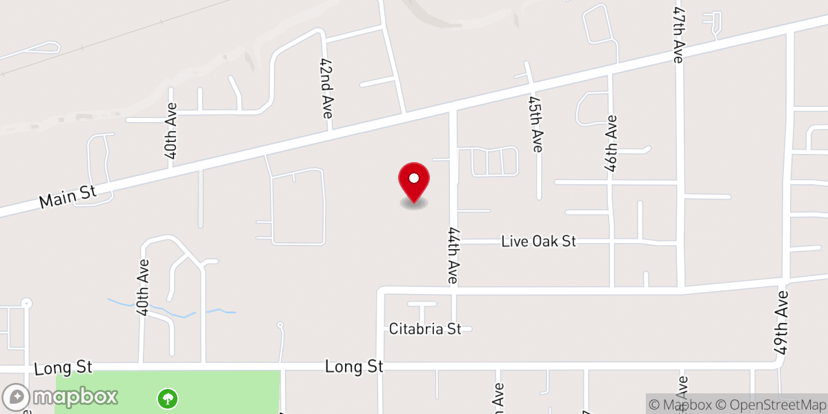 Map showing location of Sweet Home Mennonite Church