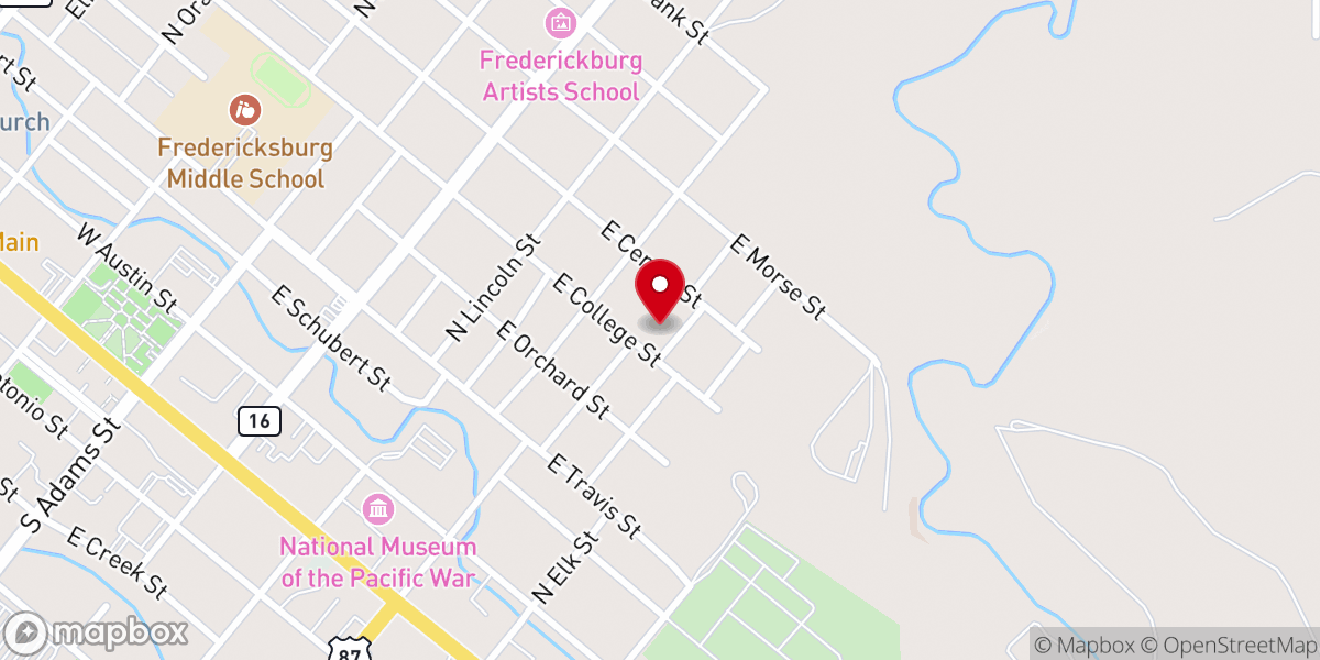 Map showing location of Victory Fellowship