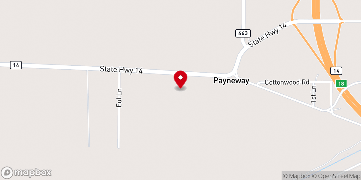 Map showing location of Centerview Church