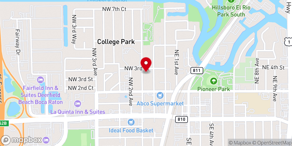Map showing location of Celebration Church