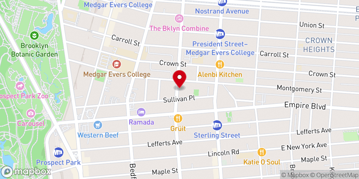 Map showing location of Miracle Temple New Testament Church of God Inc