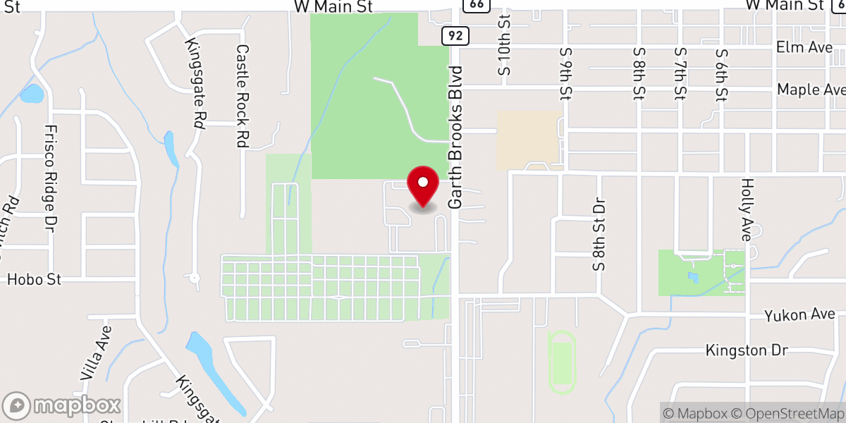 Map showing location of Saint John Nepomuk Catholic Church