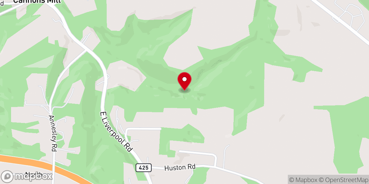 Map showing location of Grace City Church Inc