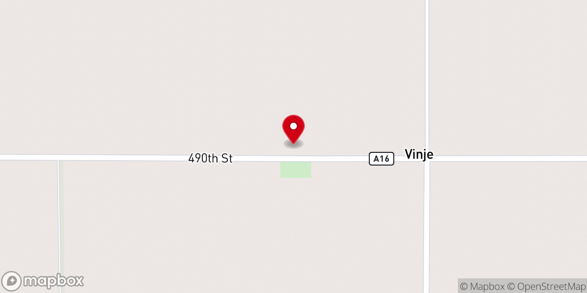 Map showing location of Bethel Lutheran Church