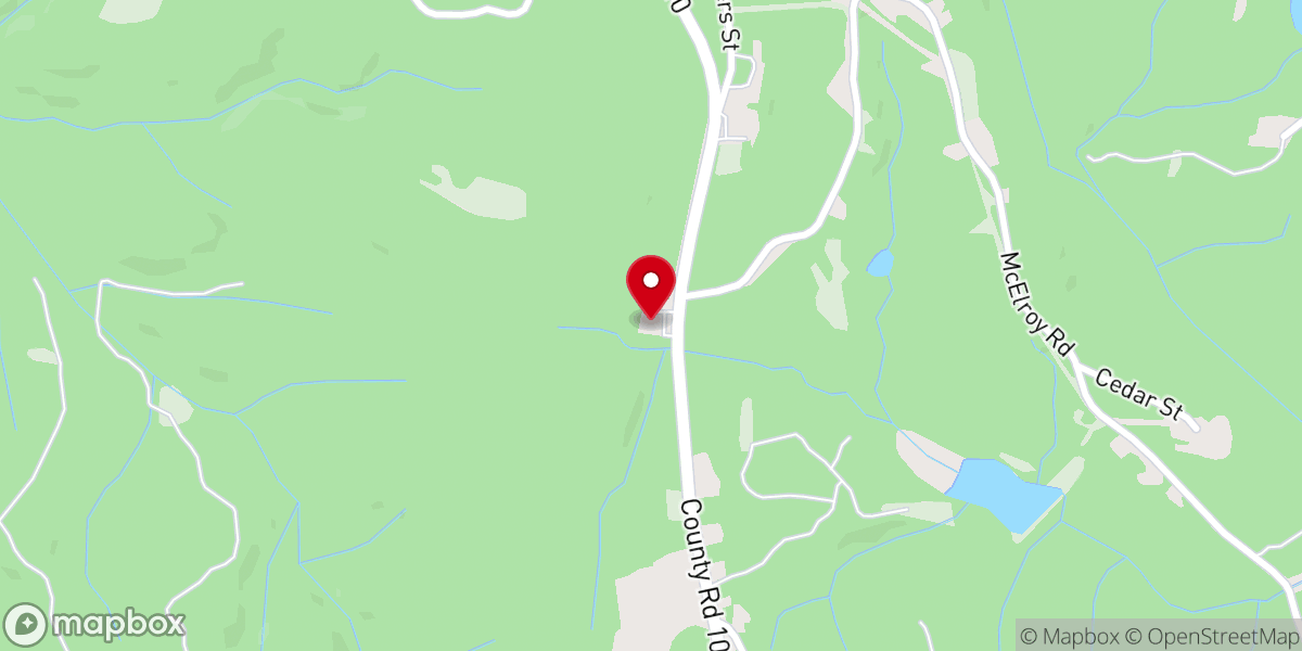 Map showing location of Grant's Chapel Christian Methodist Episcopal Church