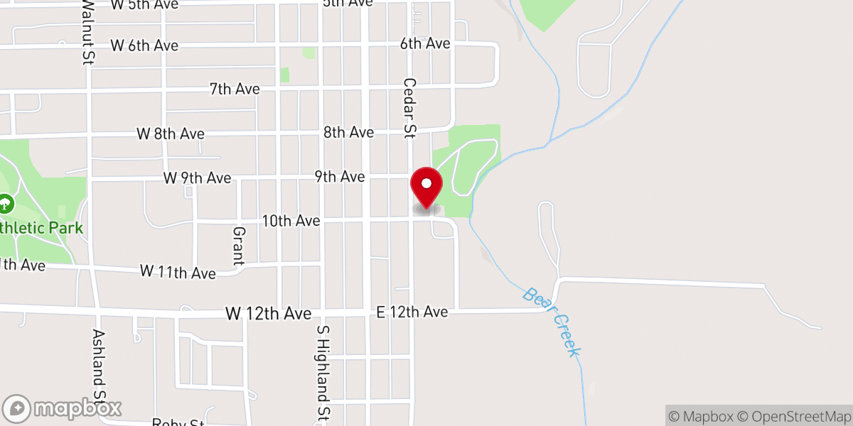 Map showing location of Volunteer Assist Ministries