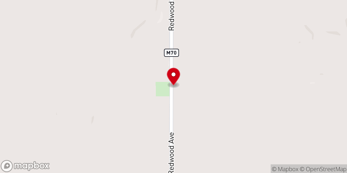 Map showing location of Rose Hill Church
