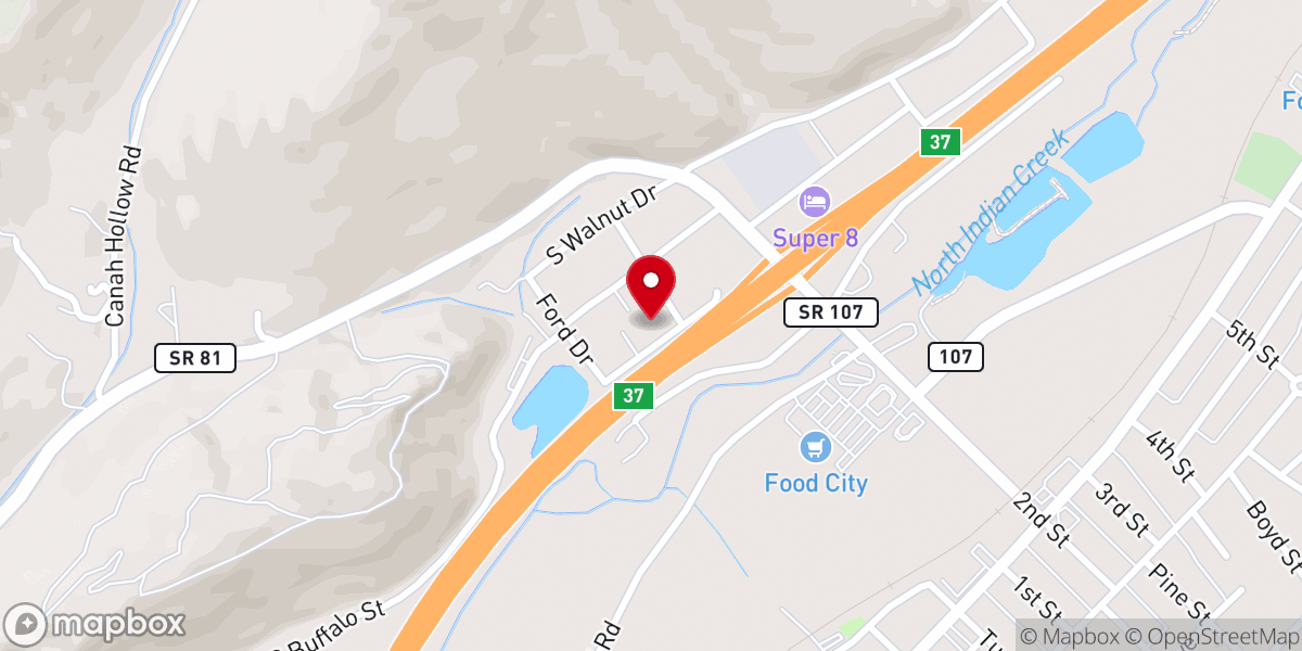 Map showing location of West Park Street Baptist