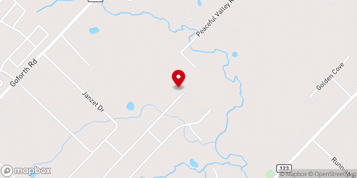 Map showing location of Iglesia Israelita Casa de Dios, Kyle TX