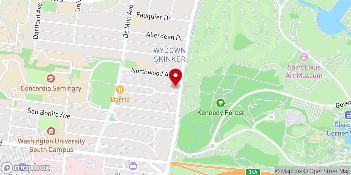 Map showing location of Reconstructionists Minyan of St
