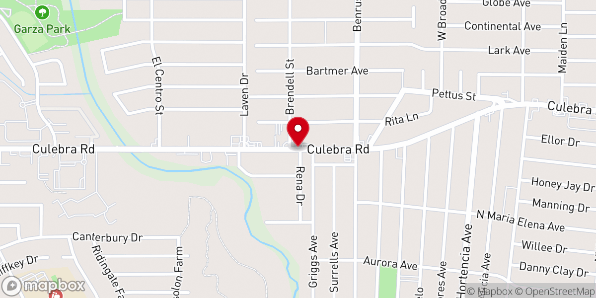 Map showing location of Centro Cristiano Internacional