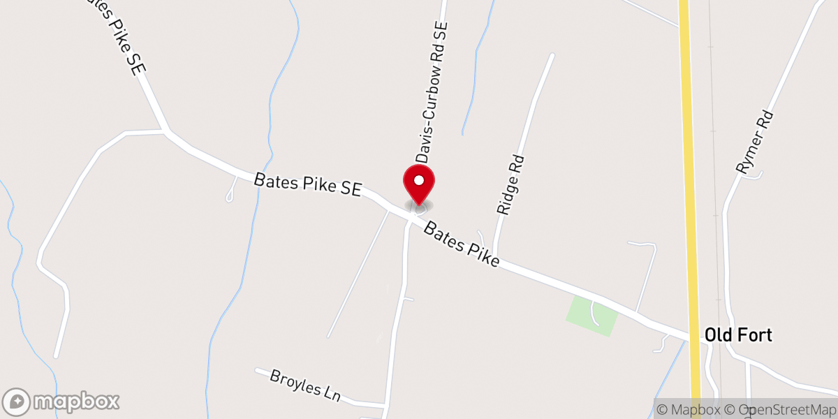 Map showing location of Antioch Church Of Christ
