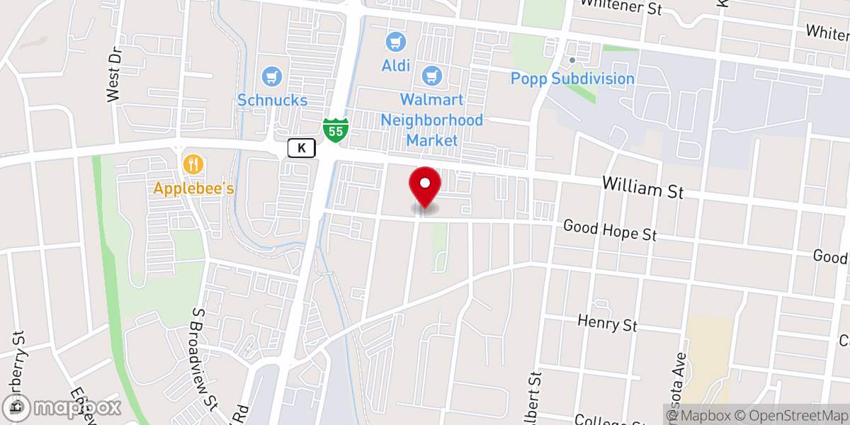 Map showing location of Truth Tabernacle
