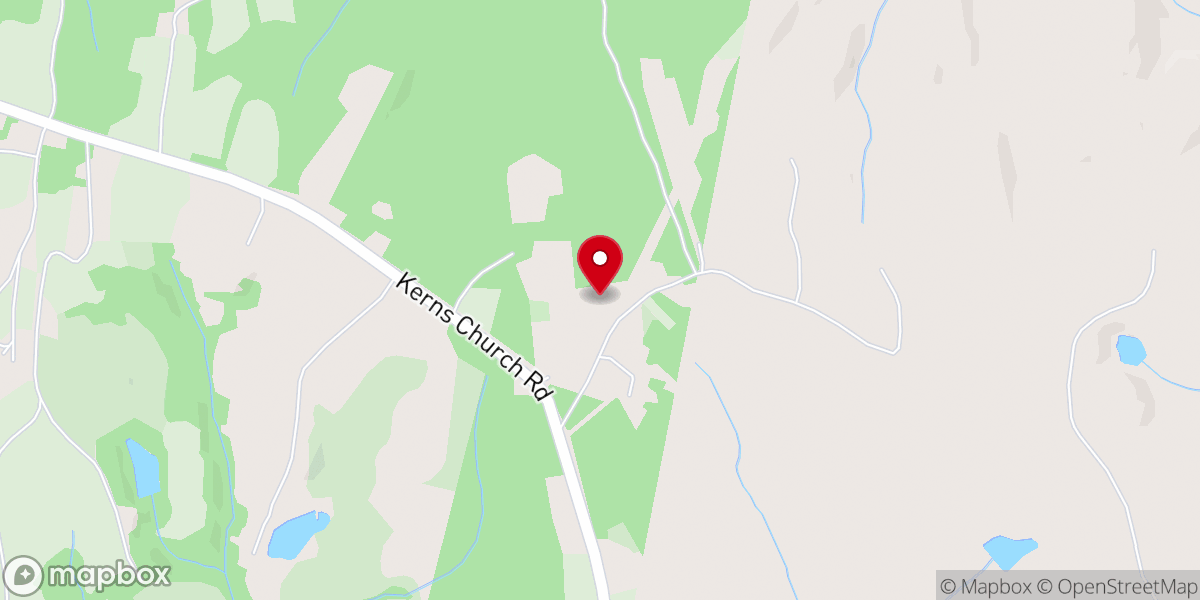 Map showing location of Laurel Grove Baptist Church
