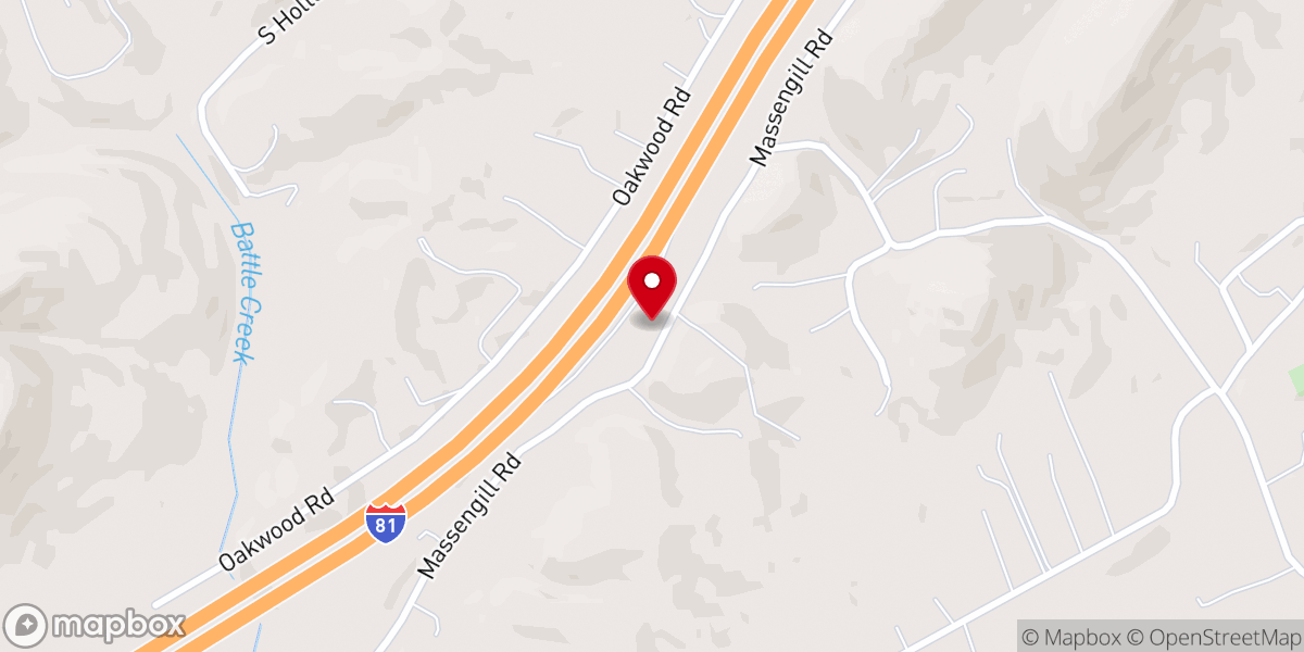 Map showing location of First Trinity Pentecostal Holiness Church