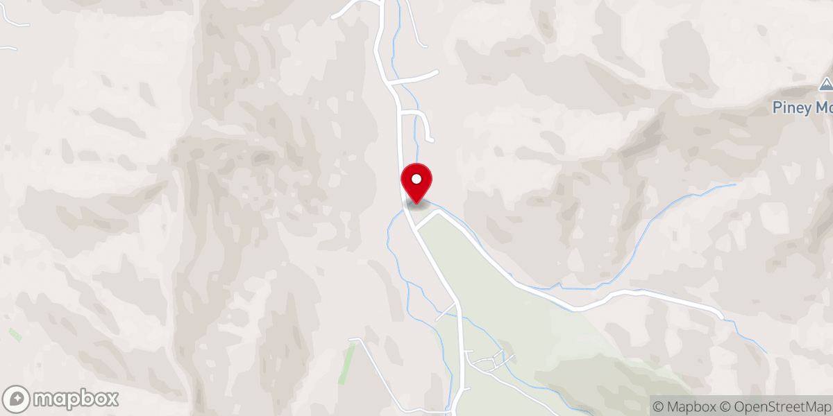 Map showing location of Grays Chapel