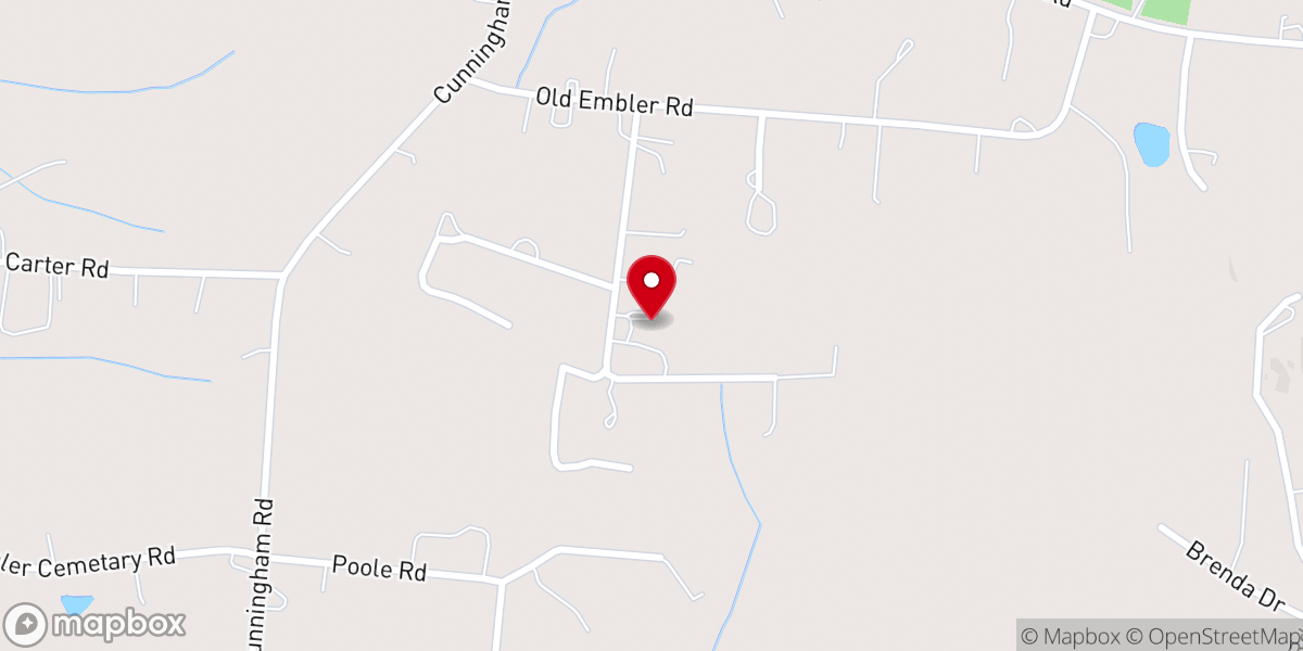 Map showing location of Faith Community Chapel